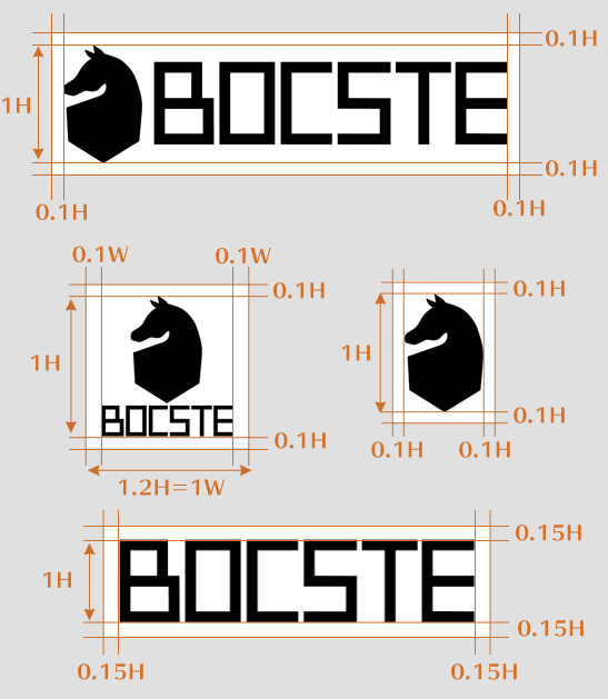 ロゴ　保護エリア　余白　アイソレーションゾーン　アイソレーションスペース