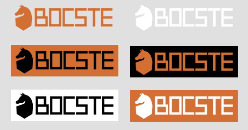 白/オレンジ背景